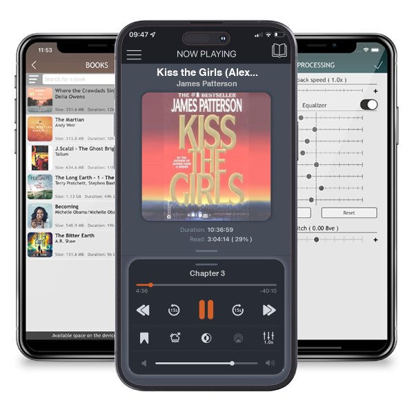 Download fo free audiobook Kiss the Girls (Alex Cross, #2) by James Patterson and listen anywhere on your iOS devices in the ListenBook app.