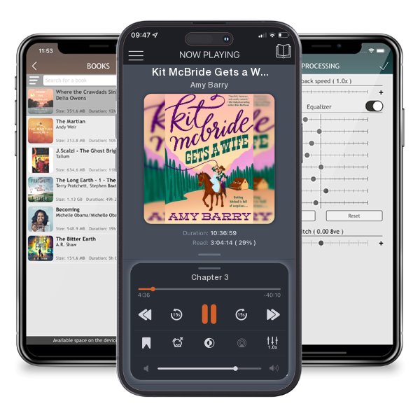 Download fo free audiobook Kit McBride Gets a Wife by Amy Barry and listen anywhere on your iOS devices in the ListenBook app.