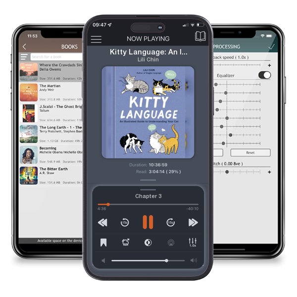Download fo free audiobook Kitty Language: An Illustrated Guide to Understanding Your Cat by Lili Chin and listen anywhere on your iOS devices in the ListenBook app.