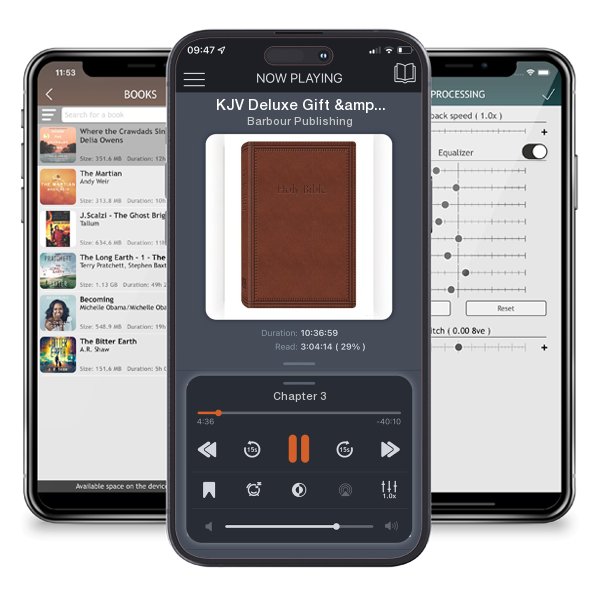 Download fo free audiobook KJV Deluxe Gift & Award Bible (DiCarta Brown) (King James Bible) (Leather / fine binding) by Barbour Publishing and listen anywhere on your iOS devices in the ListenBook app.