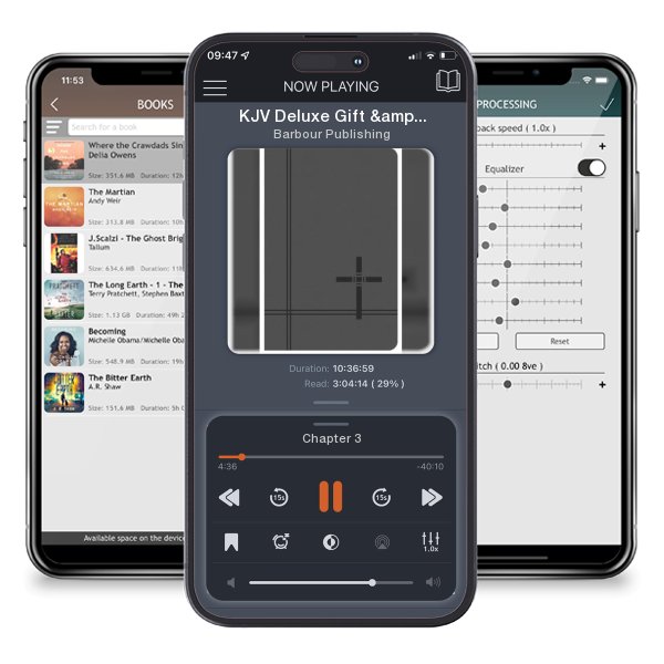 Download fo free audiobook KJV Deluxe Gift & Award Bible (Gray) (King James Bible) (Leather / fine binding) by Barbour Publishing and listen anywhere on your iOS devices in the ListenBook app.