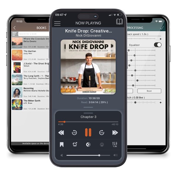 Download fo free audiobook Knife Drop: Creative Recipes Anyone Can Cook by Nick DiGiovanni and listen anywhere on your iOS devices in the ListenBook app.