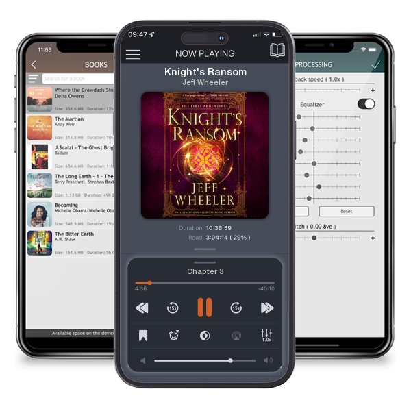 Download fo free audiobook Knight's Ransom by Jeff Wheeler and listen anywhere on your iOS devices in the ListenBook app.
