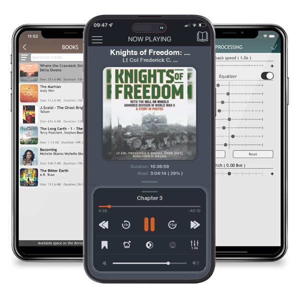 Download fo free audiobook Knights of Freedom: With the Hell on Wheels Armored Division in World War II, A Story in Photos by Lt Col Frederick C. Brems (Ret) and listen anywhere on your iOS devices in the ListenBook app.