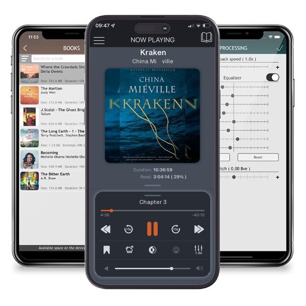 Download fo free audiobook Kraken by China Miéville and listen anywhere on your iOS devices in the ListenBook app.