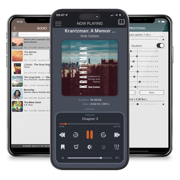 Download fo free audiobook Krantzman: A Memoir in Stories and Poems by Rob Cohen and listen anywhere on your iOS devices in the ListenBook app.
