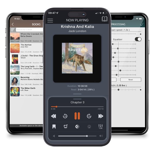Download fo free audiobook Krishna And Kalia by Jack London and listen anywhere on your iOS devices in the ListenBook app.