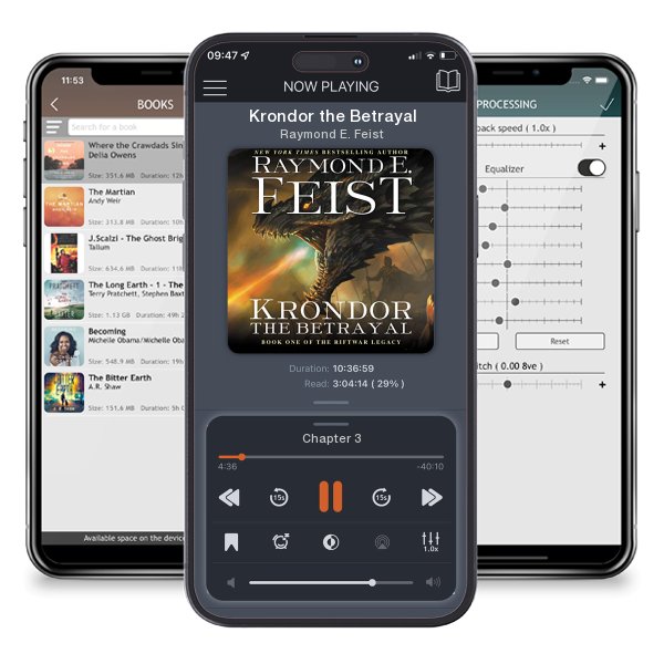 Download fo free audiobook Krondor the Betrayal by Raymond E. Feist and listen anywhere on your iOS devices in the ListenBook app.