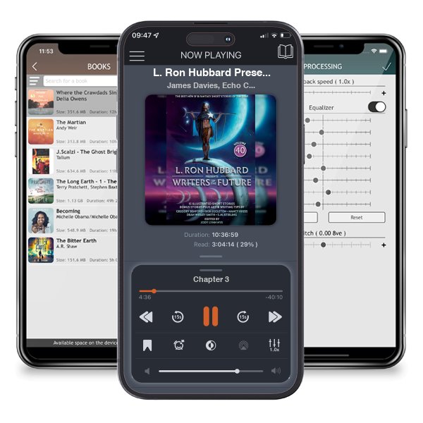 Download fo free audiobook L. Ron Hubbard Presents Writers of the Future Volume 40: The... by James Davies, Echo Chernik,  et al. and listen anywhere on your iOS devices in the ListenBook app.