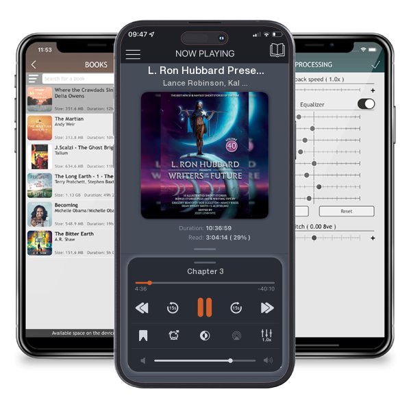 Download fo free audiobook L. Ron Hubbard Presents Writers of the Future Volume 40: The... by Lance Robinson, Kal M,  et al. and listen anywhere on your iOS devices in the ListenBook app.