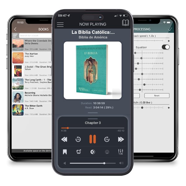 Descargar audiolibro gratis La Biblia Católica: Tamaño grande, Edición letra grande. Rústica, azul, con Virgen by Biblia de América y escuchar en cualquier lugar en sus dispositivos iOS en la aplicación ListenBook.