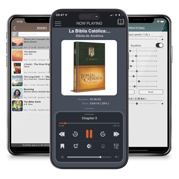 Descargar audiolibro gratis La Biblia Católica: Tamaño grande, Edición letra grande. Tapa dura, verde, con Virgen by Biblia de América y escuchar en cualquier lugar en sus dispositivos iOS en la aplicación ListenBook.