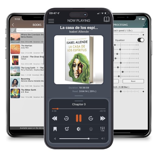 Descargar audiolibro gratis La casa de los espíritus (Edición 40 aniversario) / The House of the Spirits (40th Anniversary) by Isabel Allende y escuchar en cualquier lugar en sus dispositivos iOS en la aplicación ListenBook.