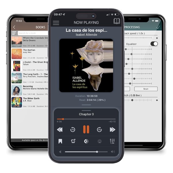 Descargar audiolibro gratis La casa de los espíritus (The House of the Spirits) by Isabel Allende y escuchar en cualquier lugar en sus dispositivos iOS en la aplicación ListenBook.