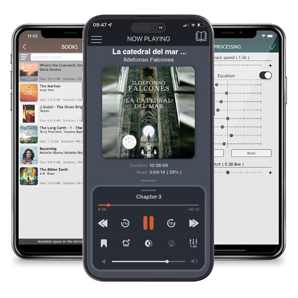 Descargar audiolibro gratis La catedral del mar / The Cathedral of the Sea by Ildefonso Falcones y escuchar en cualquier lugar en sus dispositivos iOS en la aplicación ListenBook.