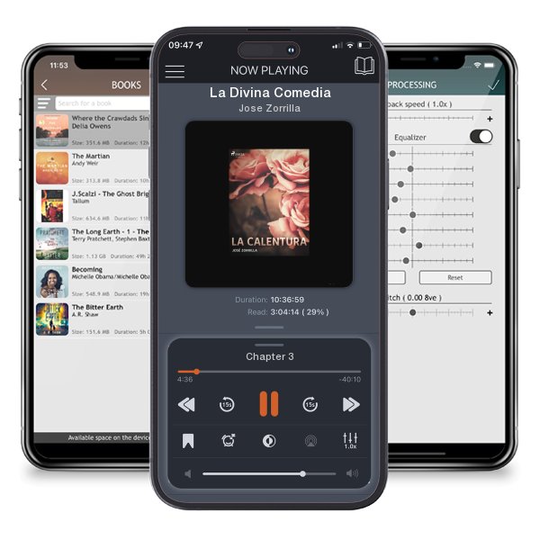 Download fo free audiobook La Divina Comedia by Jose Zorrilla and listen anywhere on your iOS devices in the ListenBook app.
