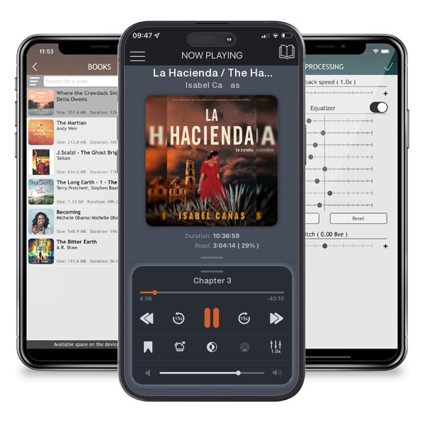 Download fo free audiobook La Hacienda / The Hacienda by Isabel Cañas and listen anywhere on your iOS devices in the ListenBook app.