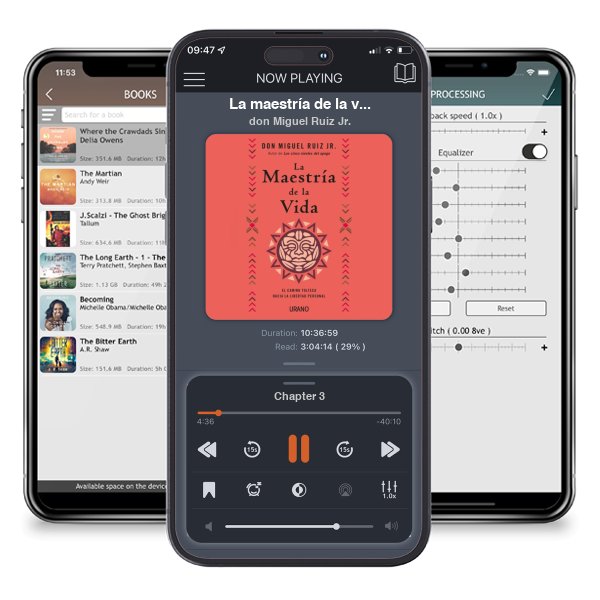 Descargar audiolibro gratis La maestría de la vida by don Miguel Ruiz Jr. y escuchar en cualquier lugar en sus dispositivos iOS en la aplicación ListenBook.