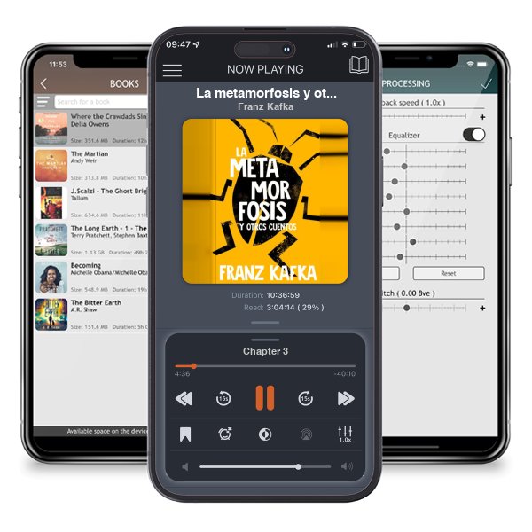 Descargar audiolibro gratis La metamorfosis y otros cuentos / The Metamorphosis by Franz Kafka y escuchar en cualquier lugar en sus dispositivos iOS en la aplicación ListenBook.