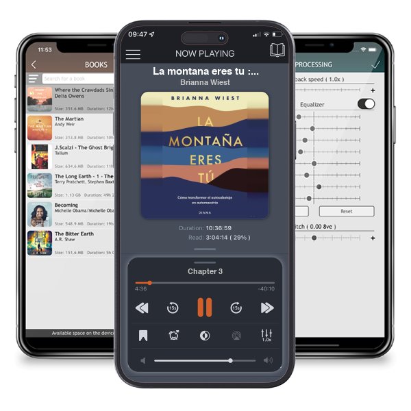 Descargar audiolibro gratis La montana eres tu : Como transformar el autosabotaje en automaestr a / The Mountain Is You: Transforming Self Sabotage Into Self-Mastery (Spanish Edition) by Brianna Wiest y escuchar en cualquier lugar en sus dispositivos iOS en la aplicación ListenBook.