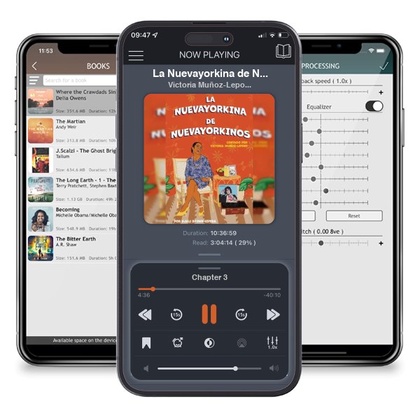 Download fo free audiobook La Nuevayorkina de Nuevayorkinos (Large Print / Paperback) by Victoria Muñoz-Lepore and listen anywhere on your iOS devices in the ListenBook app.