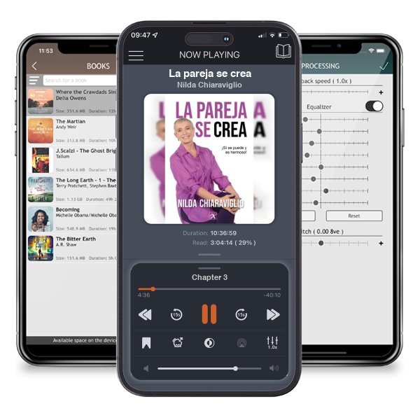 Download fo free audiobook La pareja se crea by Nilda Chiaraviglio and listen anywhere on your iOS devices in the ListenBook app.