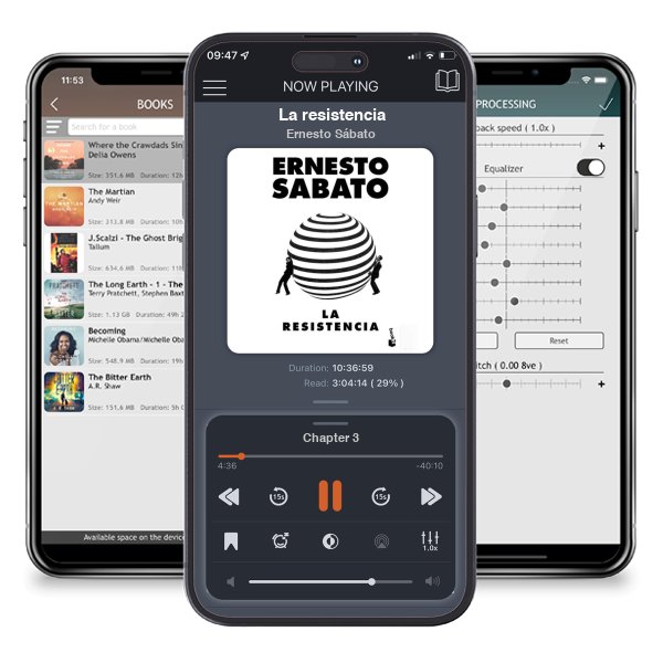 Descargar audiolibro gratis La resistencia by Ernesto Sábato y escuchar en cualquier lugar en sus dispositivos iOS en la aplicación ListenBook.