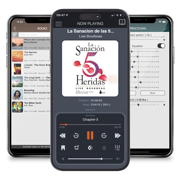 Descargar audiolibro gratis La Sanacion de las 5 heridas by Lise Bourbeau y escuchar en cualquier lugar en sus dispositivos iOS en la aplicación ListenBook.