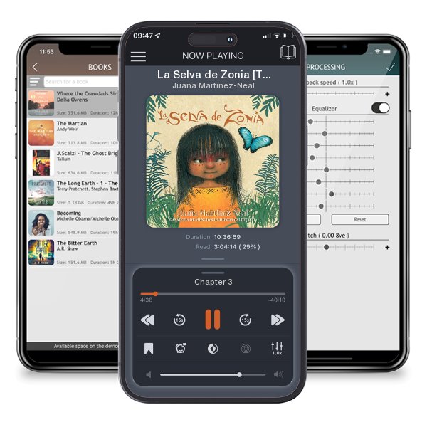 Download fo free audiobook La Selva de Zonia [The Forest of Zonia] by Juana Martinez-Neal and listen anywhere on your iOS devices in the ListenBook app.