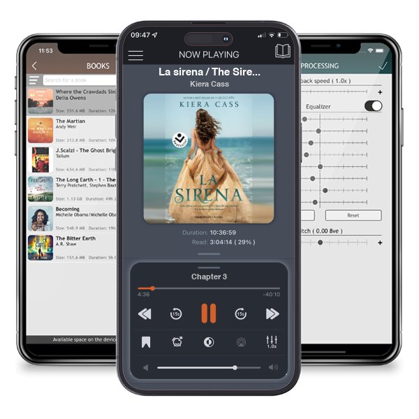 Descargar audiolibro gratis La sirena / The Siren by Kiera Cass y escuchar en cualquier lugar en sus dispositivos iOS en la aplicación ListenBook.