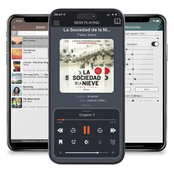 Download fo free audiobook La Sociedad de la Nieve / Society of the Snow by Pablo Vierci and listen anywhere on your iOS devices in the ListenBook app.