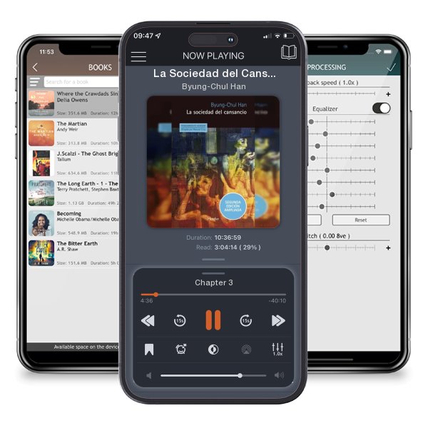 Download fo free audiobook La Sociedad del Cansancio by Byung-Chul Han and listen anywhere on your iOS devices in the ListenBook app.