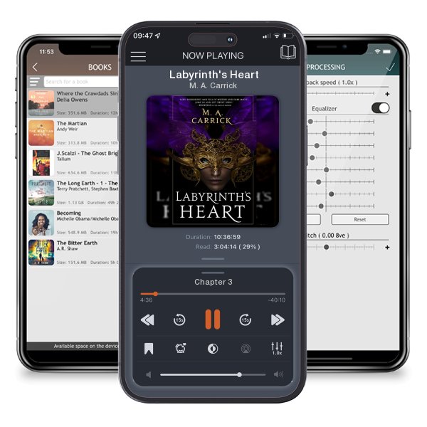 Download fo free audiobook Labyrinth's Heart by M. A. Carrick and listen anywhere on your iOS devices in the ListenBook app.