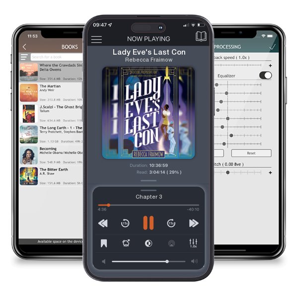 Download fo free audiobook Lady Eve's Last Con by Rebecca Fraimow and listen anywhere on your iOS devices in the ListenBook app.