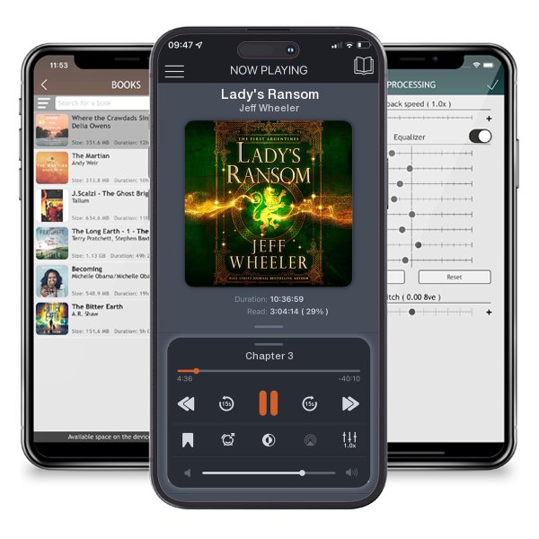 Download fo free audiobook Lady's Ransom by Jeff Wheeler and listen anywhere on your iOS devices in the ListenBook app.