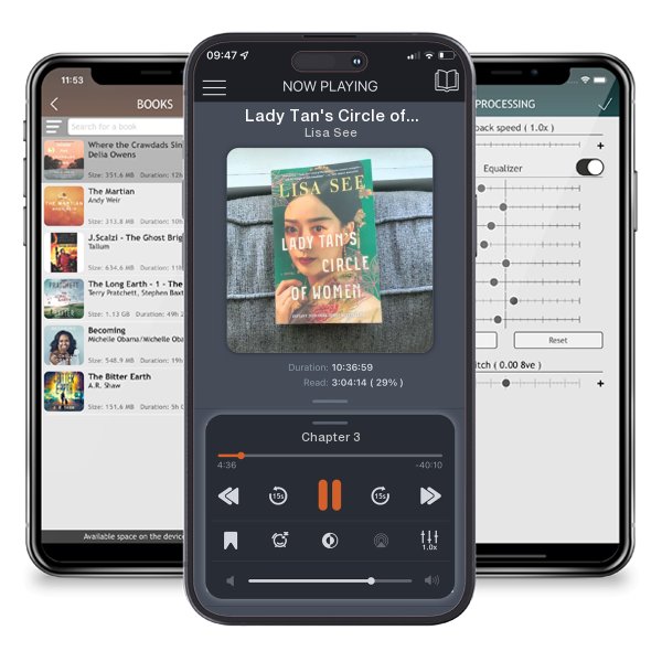 Download fo free audiobook Lady Tan's Circle of Women by Lisa See and listen anywhere on your iOS devices in the ListenBook app.