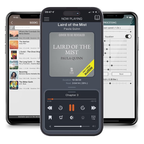 Download fo free audiobook Laird of the Mist by Paula Quinn and listen anywhere on your iOS devices in the ListenBook app.