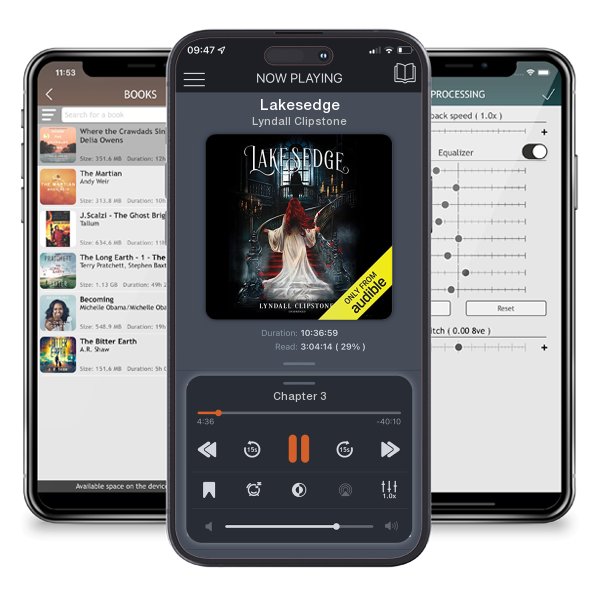 Download fo free audiobook Lakesedge by Lyndall Clipstone and listen anywhere on your iOS devices in the ListenBook app.