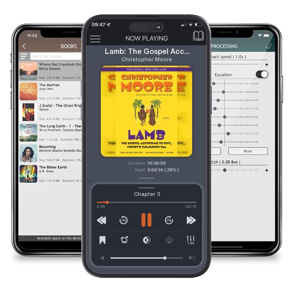Download fo free audiobook Lamb: The Gospel According to Biff, Christ's Childhood Pal by Christopher Moore and listen anywhere on your iOS devices in the ListenBook app.