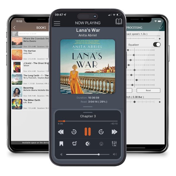 Download fo free audiobook Lana's War by Anita Abriel and listen anywhere on your iOS devices in the ListenBook app.