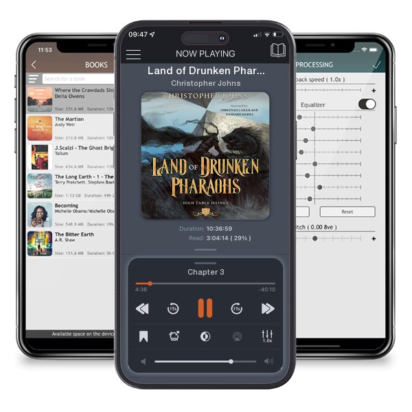 Download fo free audiobook Land of Drunken Pharaohs by Christopher Johns and listen anywhere on your iOS devices in the ListenBook app.