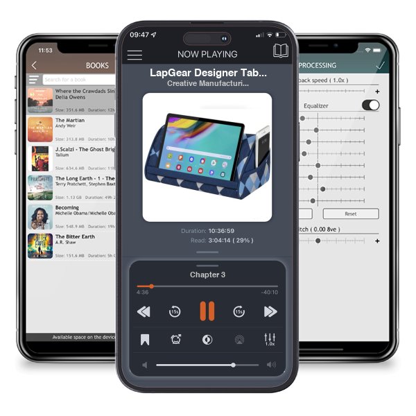 Download fo free audiobook LapGear Designer Tablet Pillow, Blue Argyle by Creative Manufacturing LLC and listen anywhere on your iOS devices in the ListenBook app.