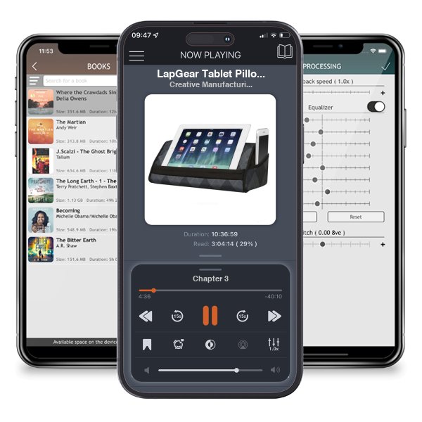 Download fo free audiobook LapGear Tablet Pillow Argyle by Creative Manufacturing LLC and listen anywhere on your iOS devices in the ListenBook app.