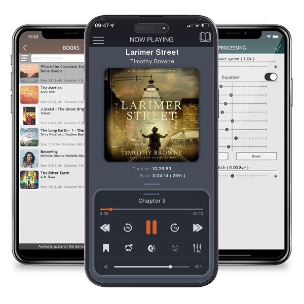 Download fo free audiobook Larimer Street by Timothy Browne and listen anywhere on your iOS devices in the ListenBook app.