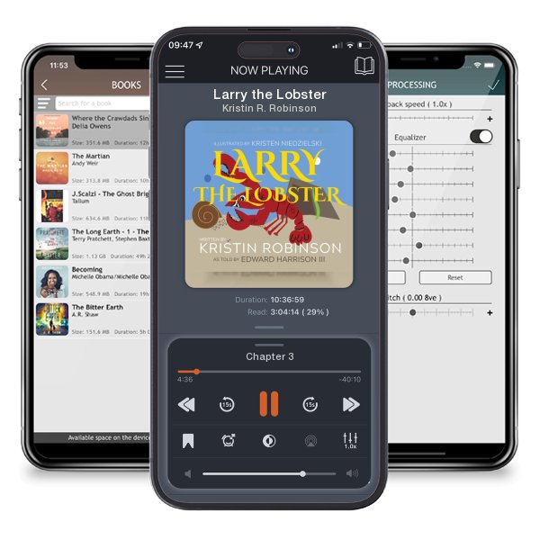 Download fo free audiobook Larry the Lobster by Kristin R. Robinson and listen anywhere on your iOS devices in the ListenBook app.