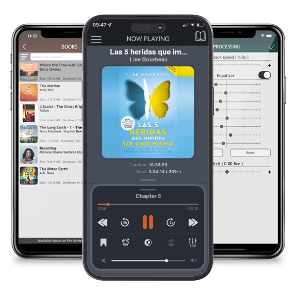 Descargar audiolibro gratis Las 5 heridas que impiden ser uno mismo by Lise Bourbeau y escuchar en cualquier lugar en sus dispositivos iOS en la aplicación ListenBook.