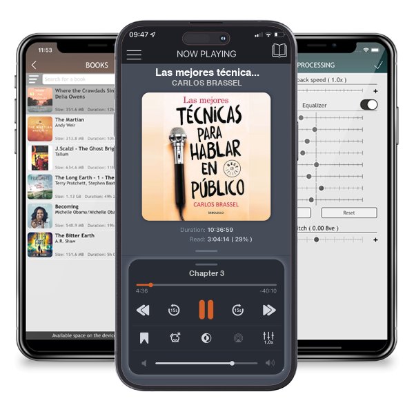 Descargar audiolibro gratis Las mejores técnicas para hablar en público / The Best Techniques for Public Spe aking by CARLOS BRASSEL y escuchar en cualquier lugar en sus dispositivos iOS en la aplicación ListenBook.