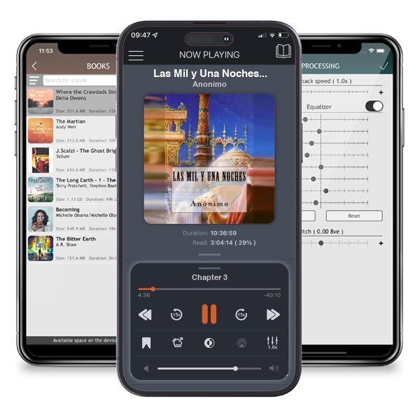 Descargar audiolibro gratis Las Mil y Una Noches (Spanish Edition) by Anonimo y escuchar en cualquier lugar en sus dispositivos iOS en la aplicación ListenBook.