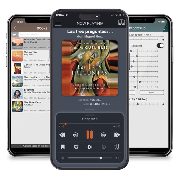 Descargar audiolibro gratis Las tres preguntas: Cómo descubrir y dominar el poder de tu interior by don Miguel Ruiz y escuchar en cualquier lugar en sus dispositivos iOS en la aplicación ListenBook.