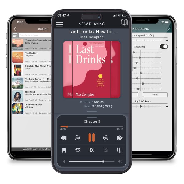 Download fo free audiobook Last Drinks: How to Drink Less and Be Your Best by Maz Compton and listen anywhere on your iOS devices in the ListenBook app.